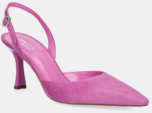 Semišové lodičky Baldinini fialová farba, D5E182P7CAMO