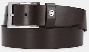 Kožený opasok BOSS pánsky, hnedá farba, 50522778