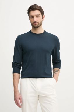 Hodvábny sveter Marciano by Guess pánsky, zelená farba, tenký, 5GHR02 5861Z