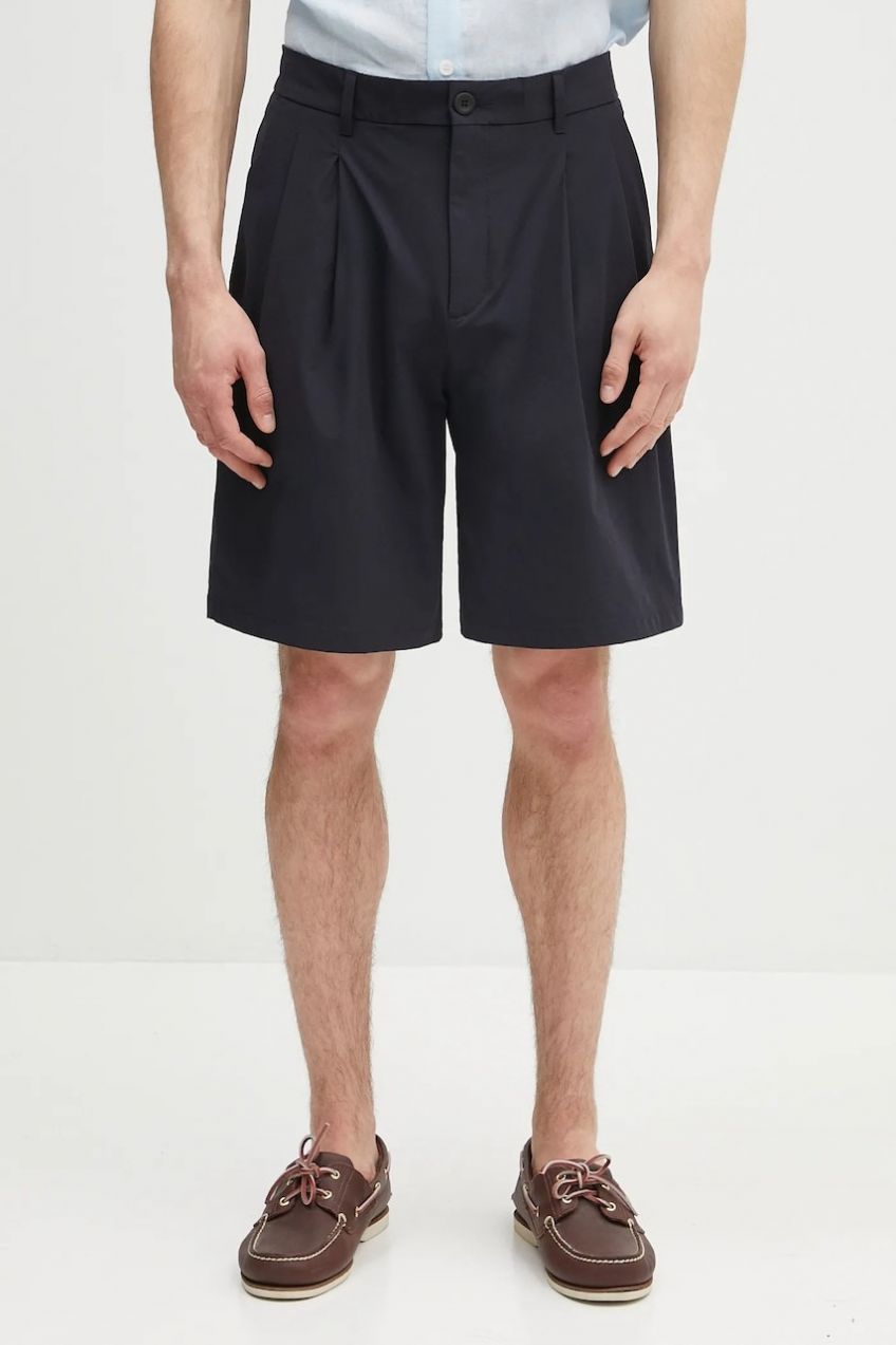 Šortky Norse Projects Benn Travel Light Shorts tmavomodrá farba, N35.0622.7004