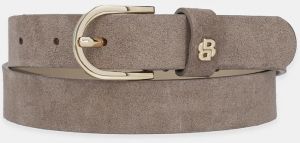 Semišový opasok BOSS Scarlet-BB-Sd-G zelená farba, 50522643