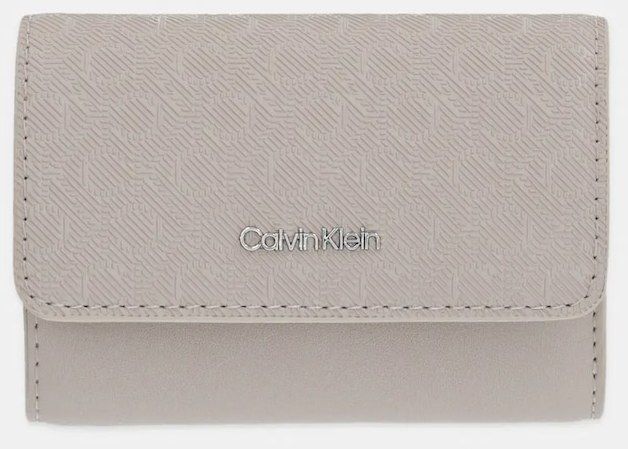 Peňaženka Calvin Klein dámska, béžová farba, LV04F1038G