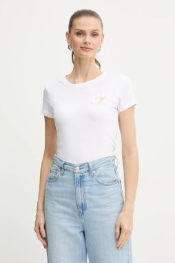 Tričko Armani Exchange dámske, biela farba, XW001347 AF17173