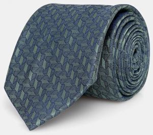 Hodvábna kravata Michael Kors zelená farba, MK0DT00191