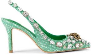 Lodičky Kurt Geiger London Belgravia C High Sling zelená farba, 5385873609