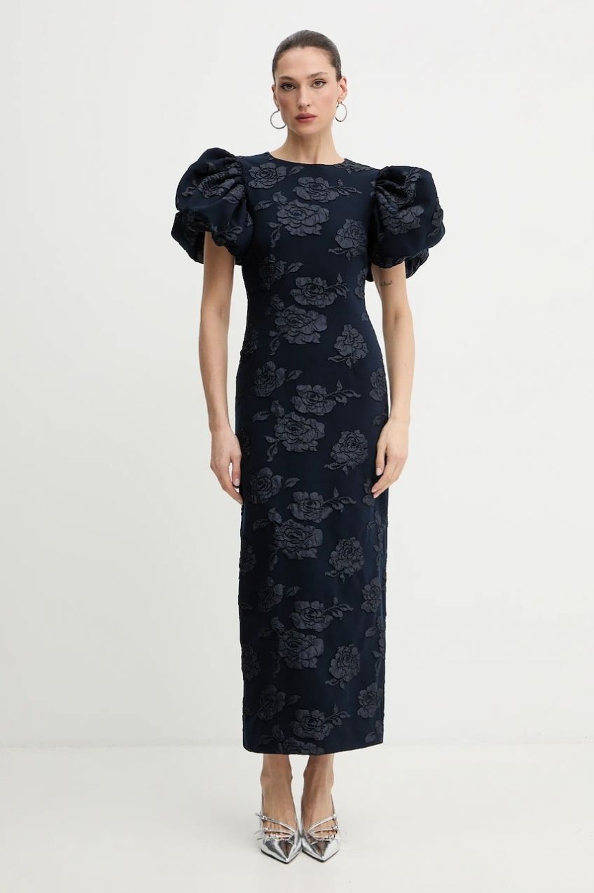 Šaty Rotate tmavomodrá farba, 1151172318