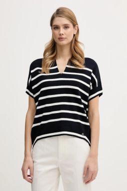 Blúzka Joseph Ribkoff tmavomodrá farba, vzorovaná, 261921