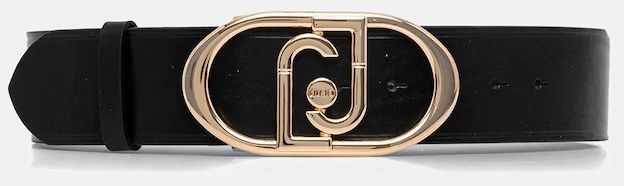 Kožený opasok Liu Jo čierna farba, AA6232 P0415