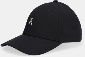 Bavlnená šiltovka Patrizia Pepe čierna farba, 8F0109 AB01