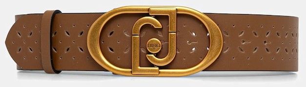 Kožený opasok Liu Jo hnedá farba, AA6233 P0416