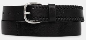 Kožený opasok Weekend Max Mara ABINGO čierna farba, 2615501044600