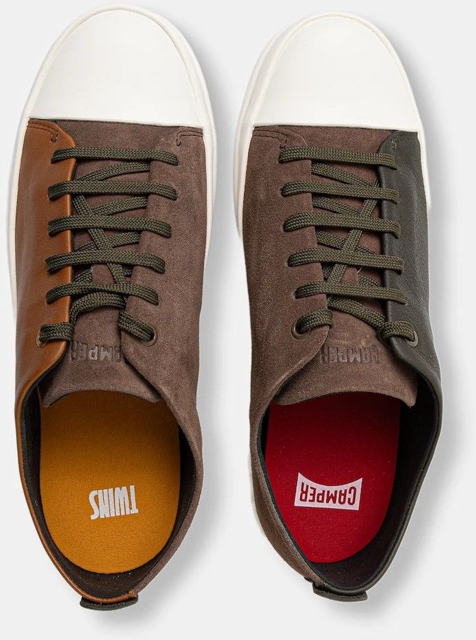 Kožené tenisky Camper TWS hnedá farba, K100550-028