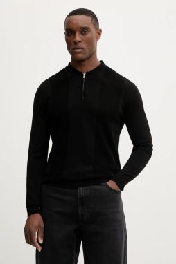 Sveter Karl Lagerfeld čierna farba, ľahký, 561302.655011