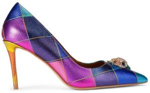 Kožené lodičky Kurt Geiger London Belgravia Eagle Court fialová farba, 3939969189