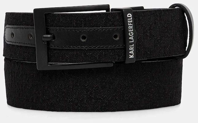 Obojstranný opasok Karl Lagerfeld čierna farba, 561115.805302