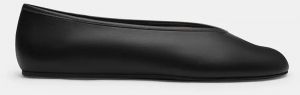 Kožené balerínky Coach Houston Ballet čierna farba, CCH74