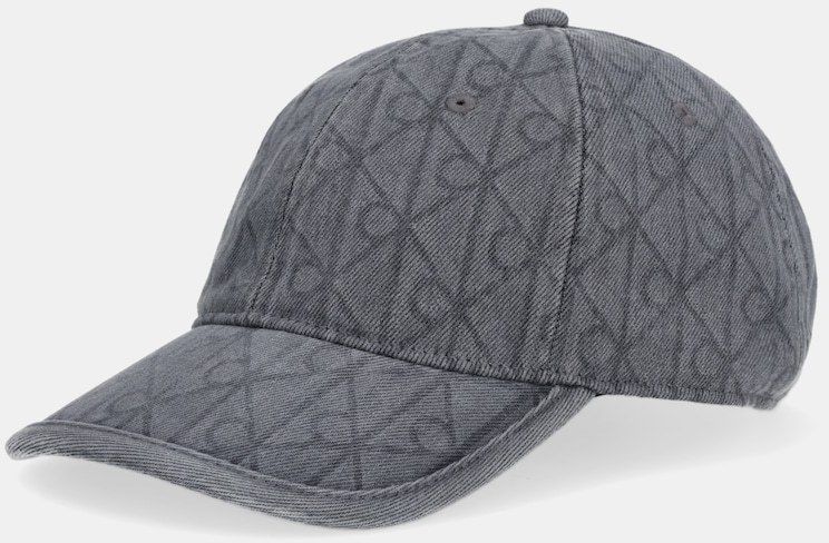 Džínsová šiltovka Calvin Klein šedá farba, LV04D5048G