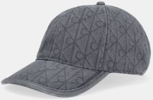 Džínsová šiltovka Calvin Klein šedá farba, LV04D5048G