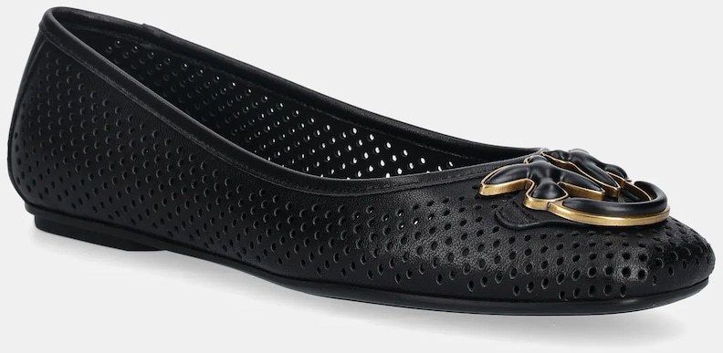 Kožené balerínky Pinko Max 11 čierna farba, SD0457P003Z99