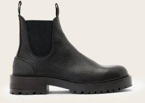 Kožené topánky chelsea AllSaints Mccoy Chelsea Boot hnedá farba, M044FD