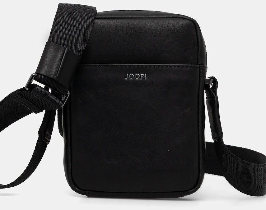 Kožená taška Joop! čierna farba, 4140008252