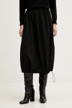 Sukňa Joseph Ribkoff čierna farba, midi, áčkový strih, 261601