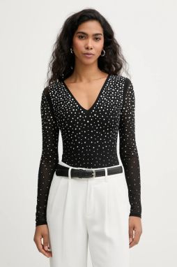 Body Marciano by Guess FLORA čierna farba, s nášivkou, 6RGP00 6218A