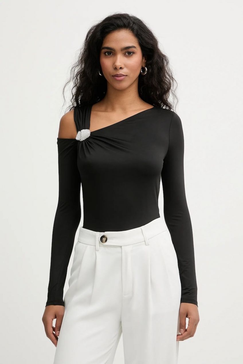 Blúzka Marciano by Guess ELSA čierna farba, jednofarebná, 6RGP02 6262Z