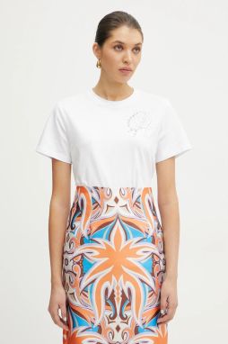 Tričko Silvian Heach ATIVRA dámske, biela farba, GPP25432TS