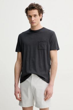 Bavlnené tričko BARENA VENEZIA Camicia Mola pánske, čierna farba, jednofarebné, TSU5100.2540