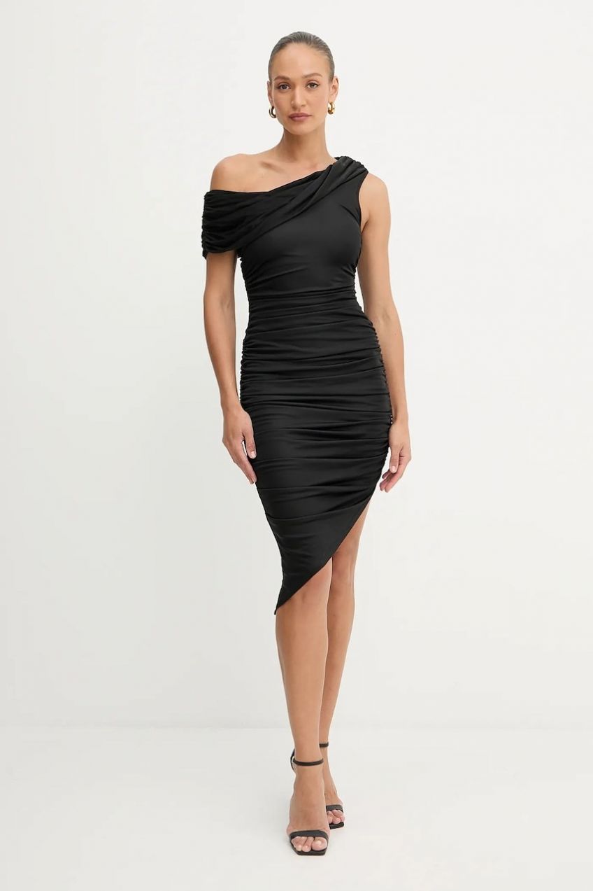 Šaty Marciano by Guess PATTY čierna farba, mini, priliehavé, 5YGK06 6334A