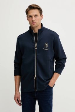 Mikina Paul&Shark modrá farba, s nášivkou, 15311823