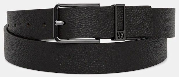 Kožený opasok Armani Exchange hnedá farba, XM001695 AF17387