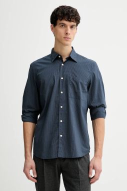 Bavlnená košeľa Marc O'Polo modrá farba, regular, s klasickým golierom, 620720842090