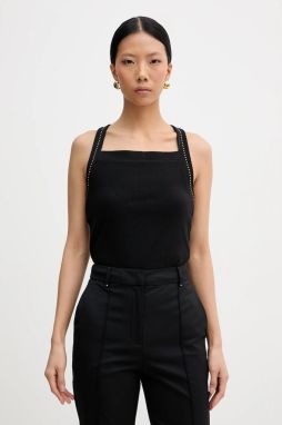 Top Karl Lagerfeld čierna farba, B1W17022