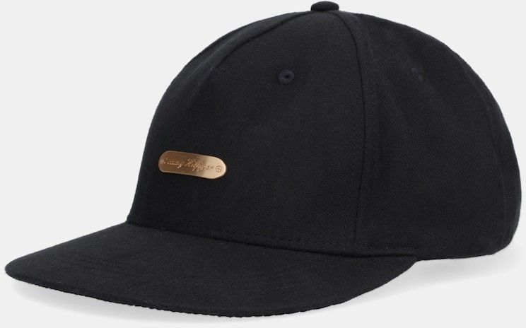 Bavlnená šiltovka Tommy Hilfiger čierna farba, AM0AM13907