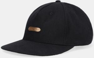 Bavlnená šiltovka Tommy Hilfiger čierna farba, AM0AM13907