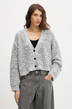 Kardigán The Ragged Priest šedá farba, hrejivý, RPAW251085KW