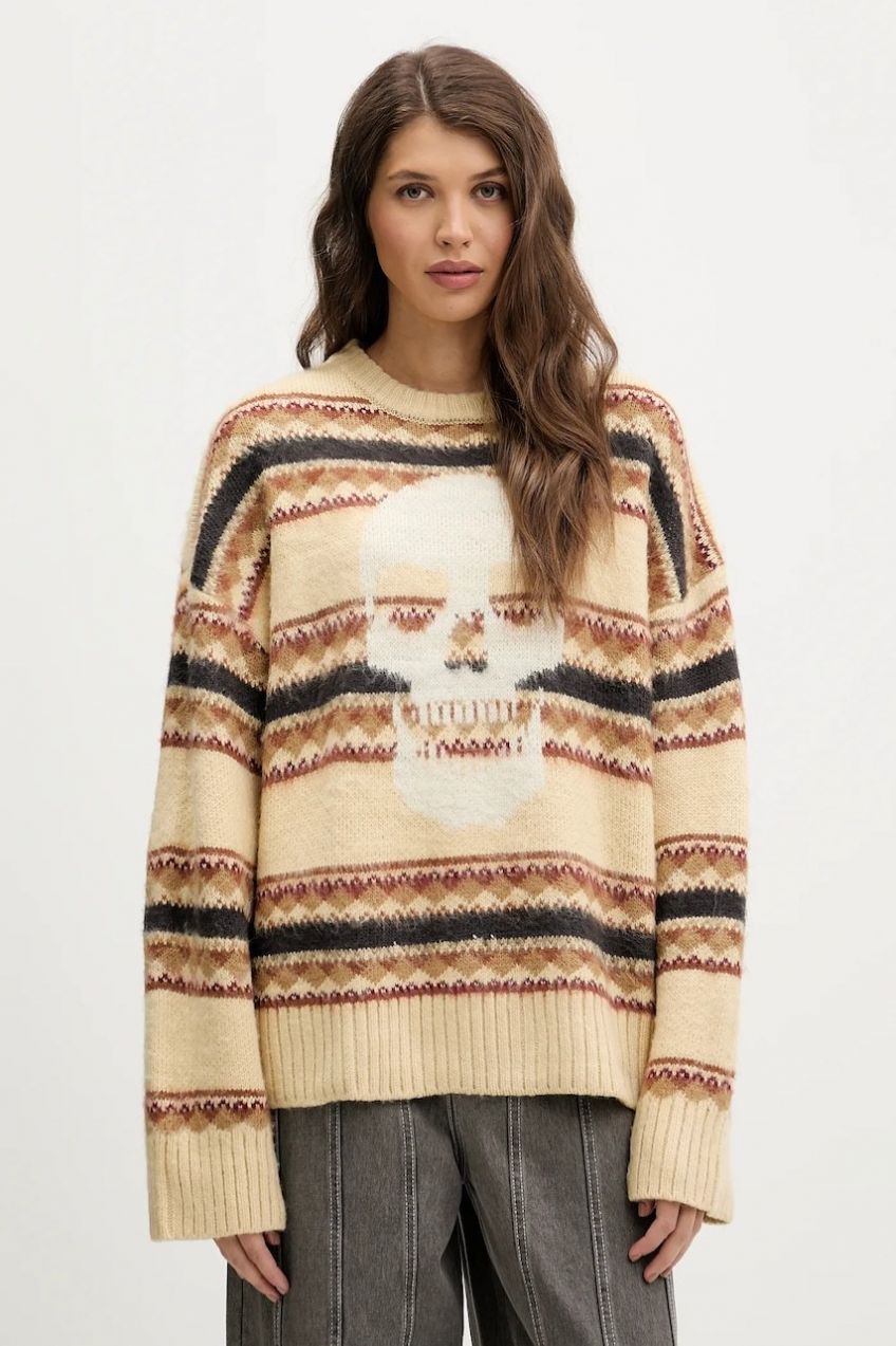 Sveter The Ragged Priest béžová farba, hrejivý, RPAW252051KW