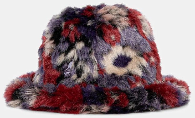 Klobúk Kangol FAUX FUR fialová farba, K4190ST.PM521