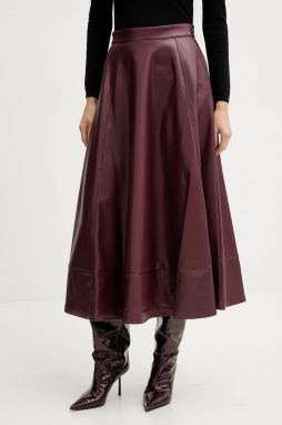 Sukňa Guess DELORES midi, áčkový strih, W5BD71 K8S30