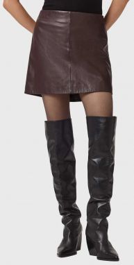 Kožená sukňa AllSaints RENAI