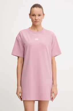 Pyžamové tričko HUGO NITE_NIGHTY ružová farba, 50549918