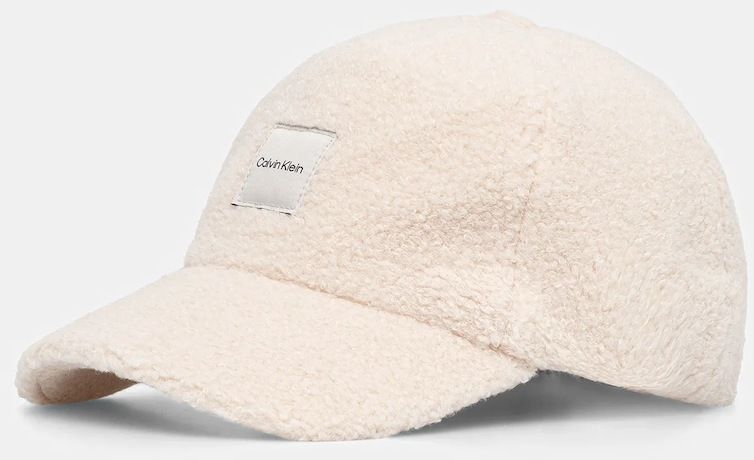 Šiltovka Calvin Klein béžová farba, LV04F5026G
