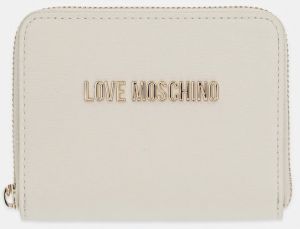 Peňaženka Love Moschino dámska, béžová farba, JC5702PP1