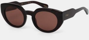 Slnečné okuliare Chloé dámske, oranžová farba, CH0311S,