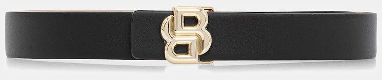 Kožený opasok BOSS B_Icon-G_Sr30_pgr čierna farba, 50542193