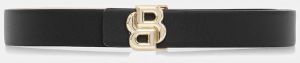 Kožený opasok BOSS B_Icon-G_Sr30_pgr čierna farba, 50542193
