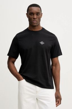 Bavlnené tričko Calvin Klein Jeans pánske, čierna farba, jednofarebná, LV04RE802G