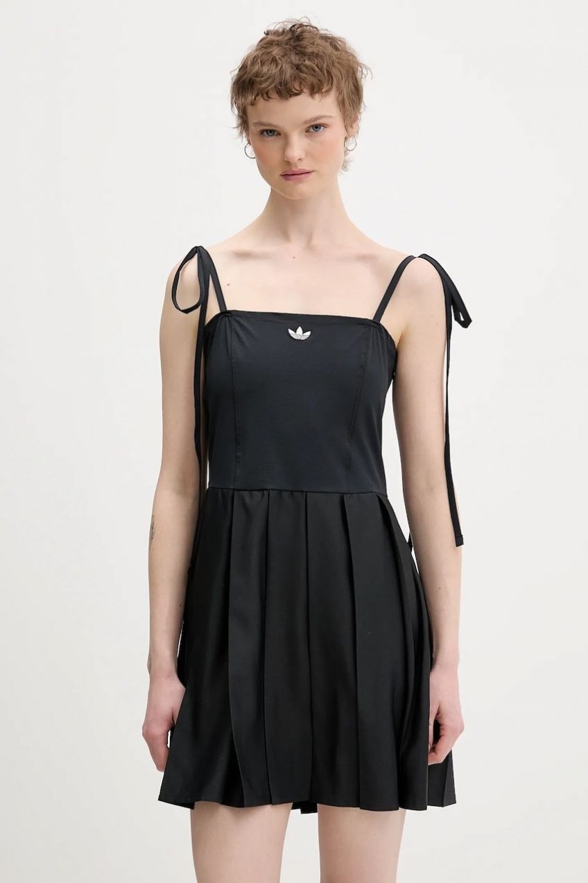 Šaty adidas Originals Pleated Dress